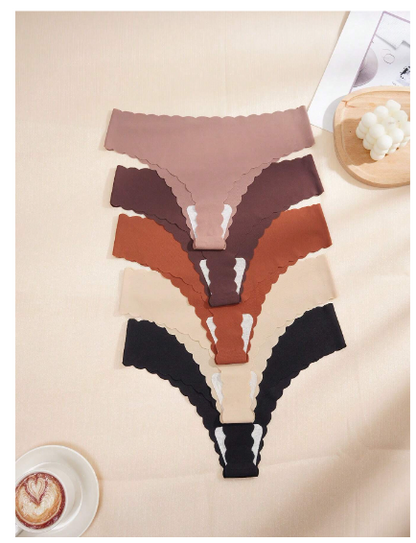 🎀Panty Sexy Con Hilos Sólidos🍃 Sin Costuras, Lencería Suave⭐⭐⭐⭐⭐